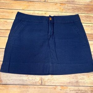 EUC Lilly Pulitzer Nicki Skort Jumbo Pique Navy size 8